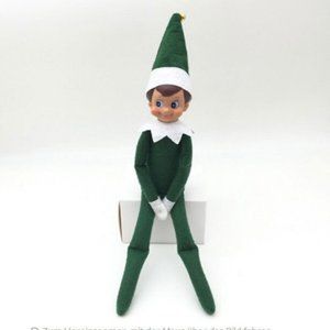 Green Boy Elf On The Shelf Holiday Christmas Doll